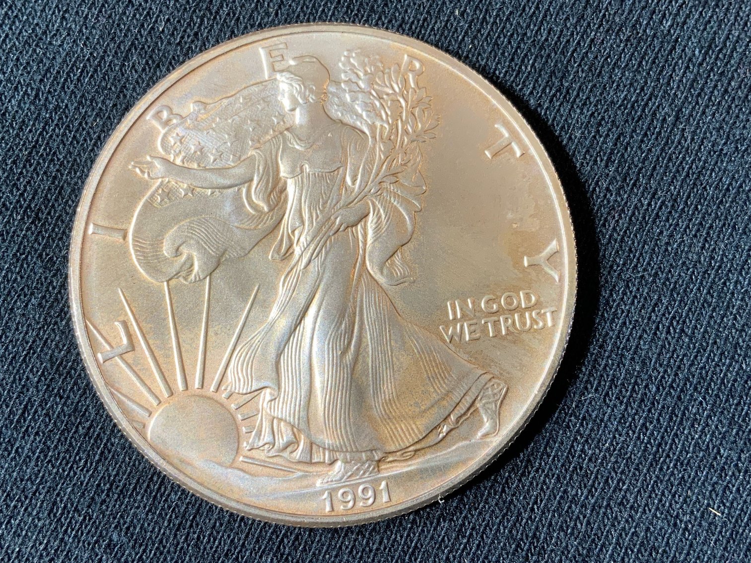 Image for 1991 USA SILVER EAGLE DOLLAR