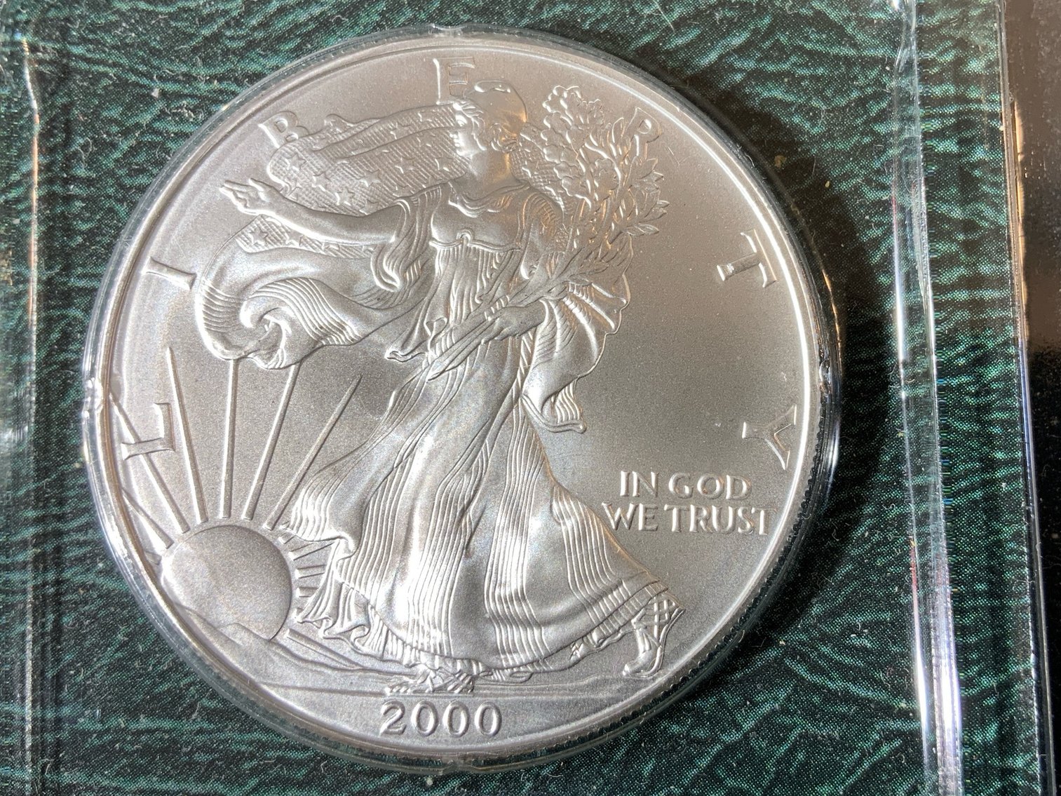 Image for 2000 USA SILVER EAGLE DOLLAR