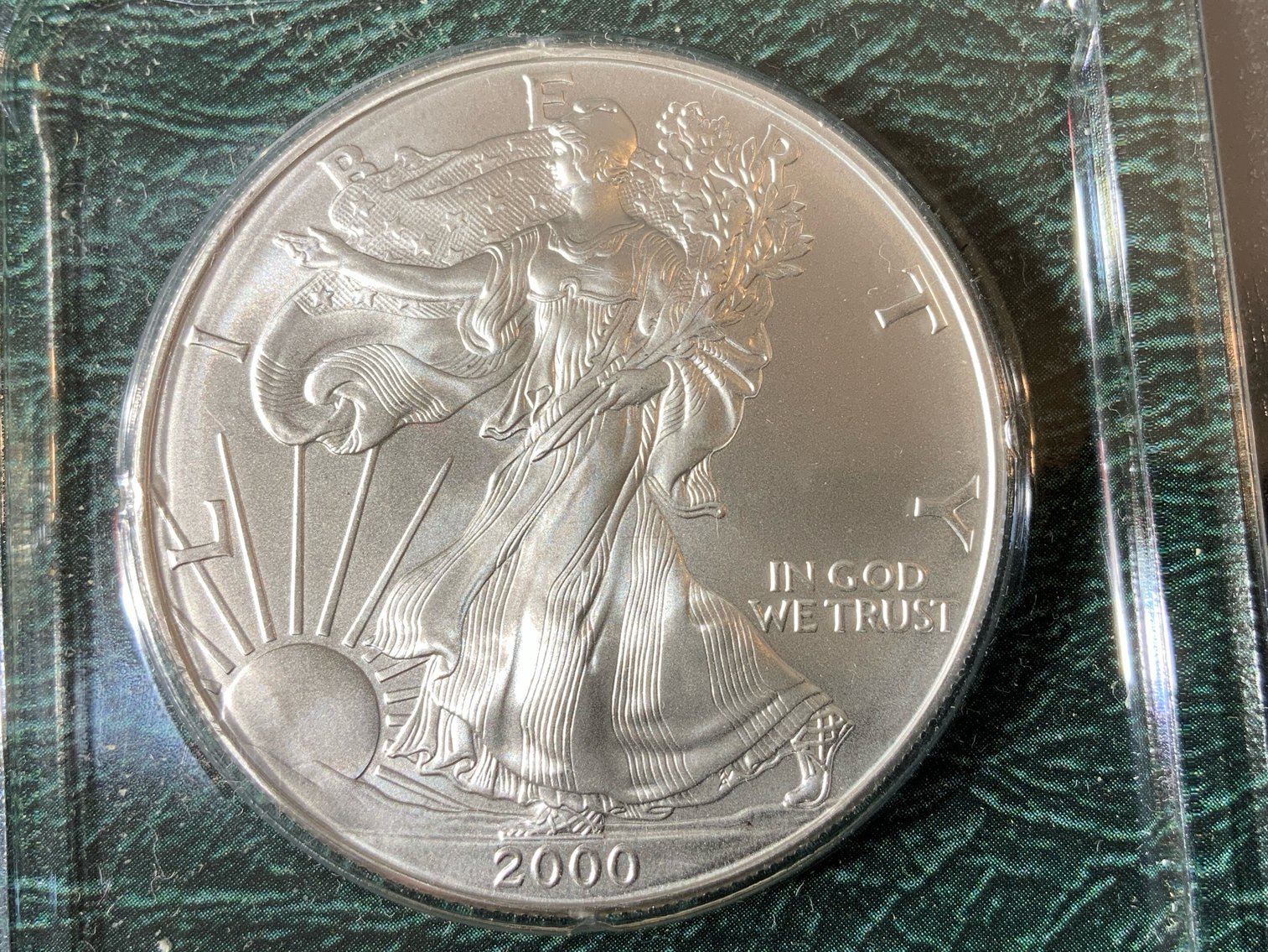 Image for 2000 USA SILVER EAGLE DOLLAR