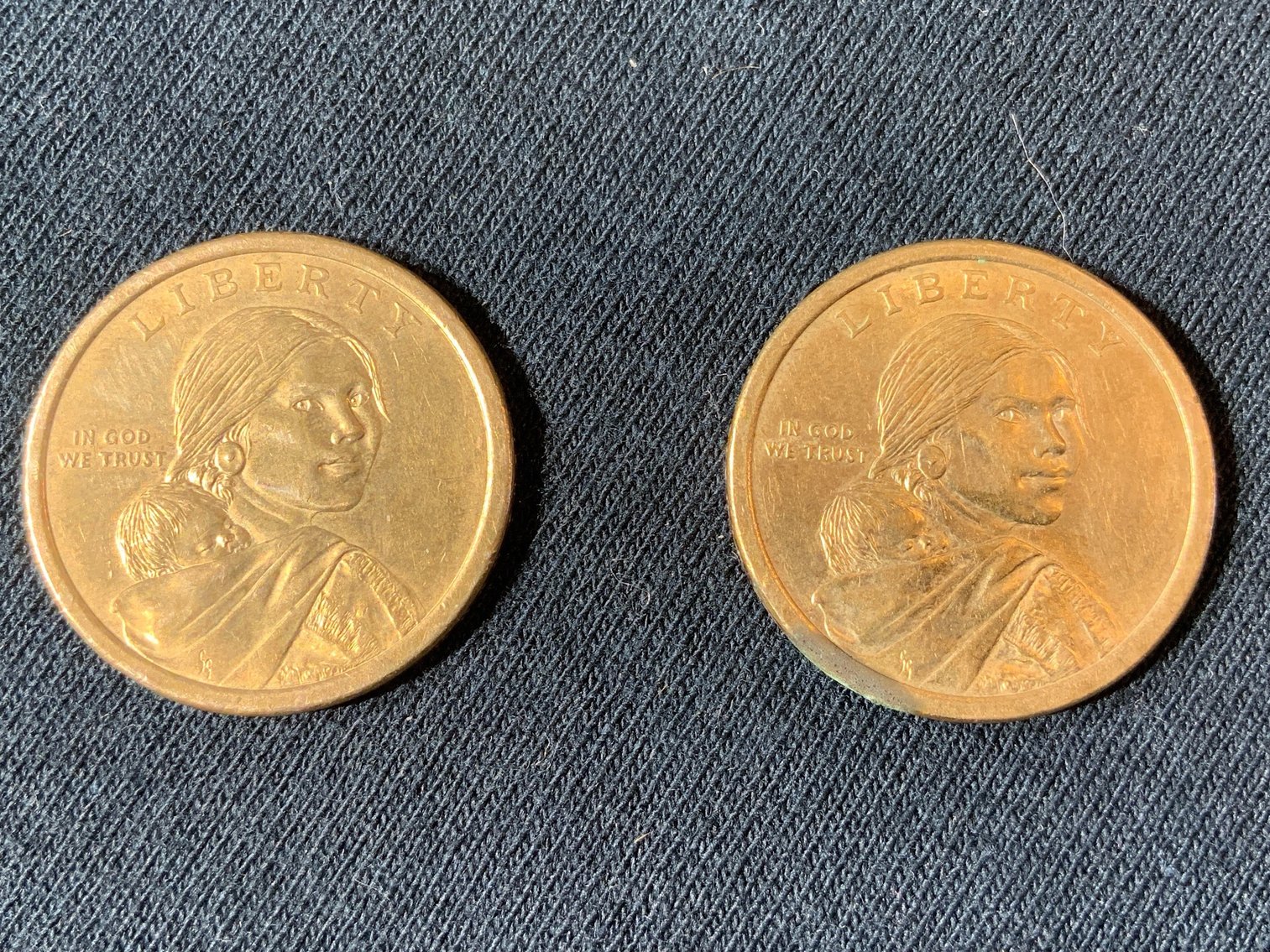 Image for USA NATIVE AMERICAN DOLLAR HIAWATHA BELT (2 COINS)