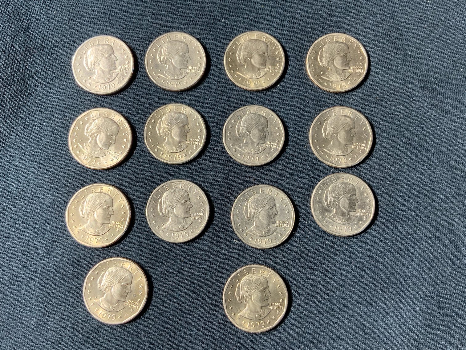 Image for 1979 USA SUSAN B. ANTHONY DOLLAR. 14 COINS