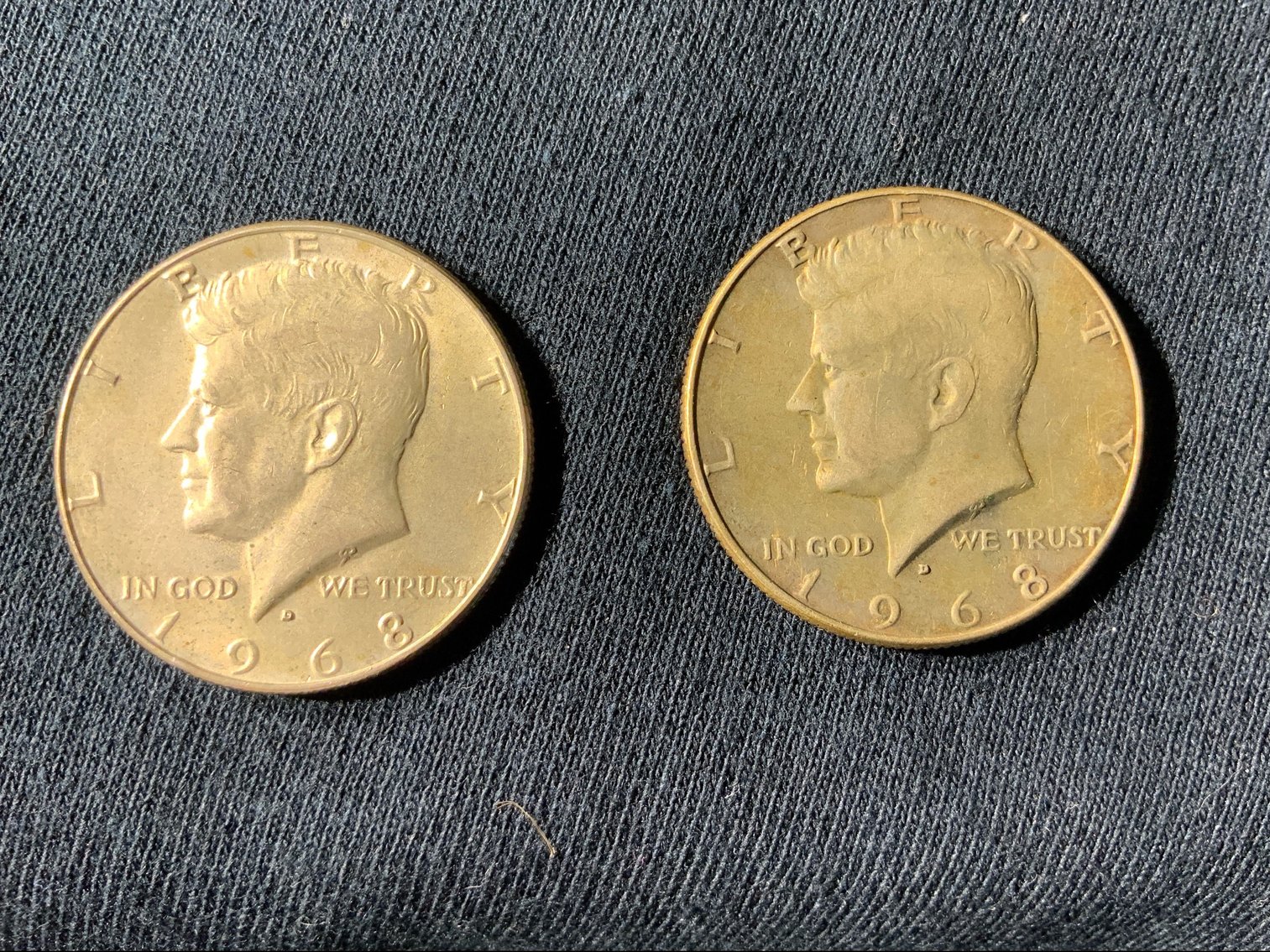 Image for 1968 D  USA KENNEDY HALF DOLLAR