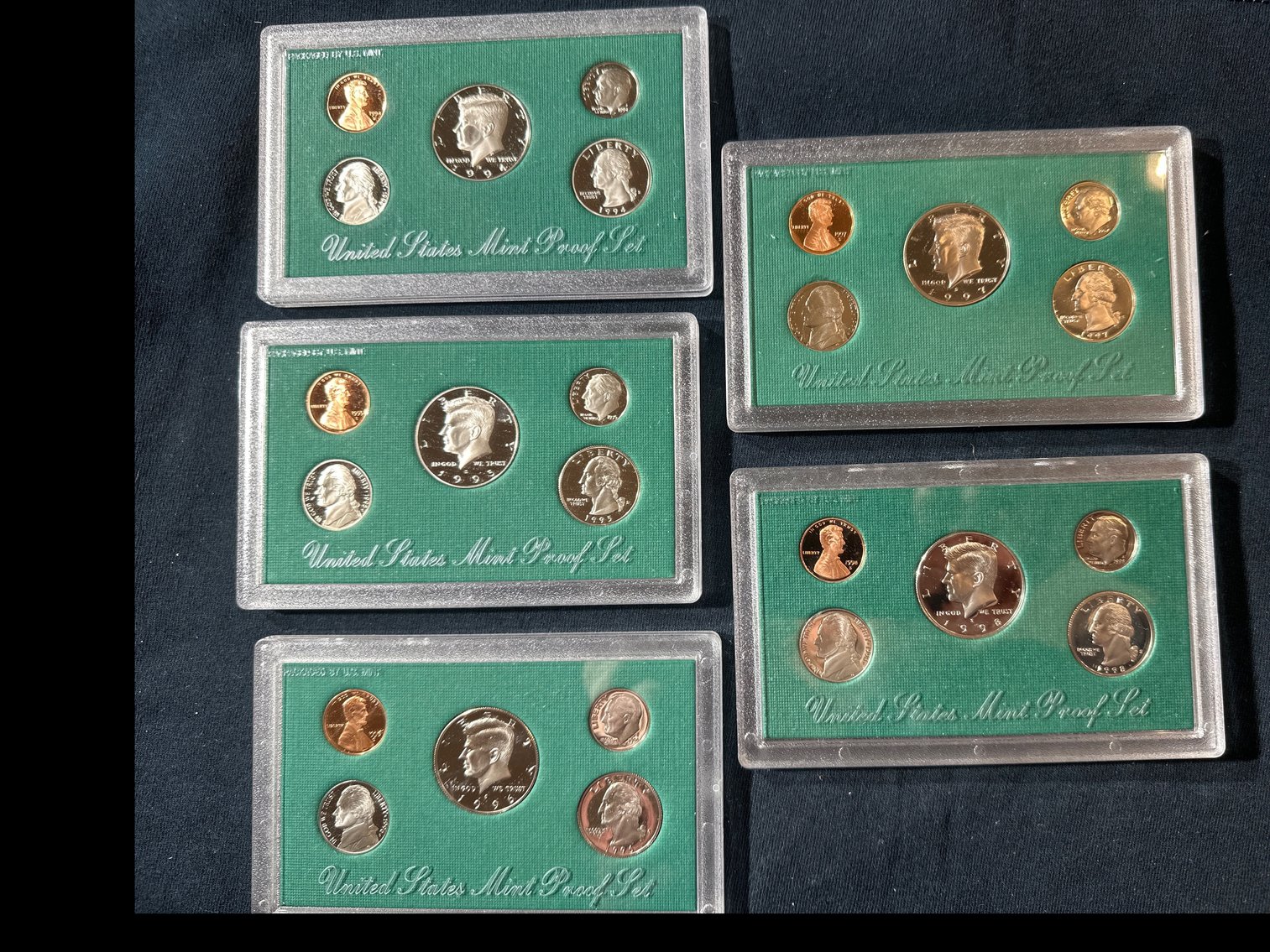 Image for 1994-1998 MINT PROOF SET