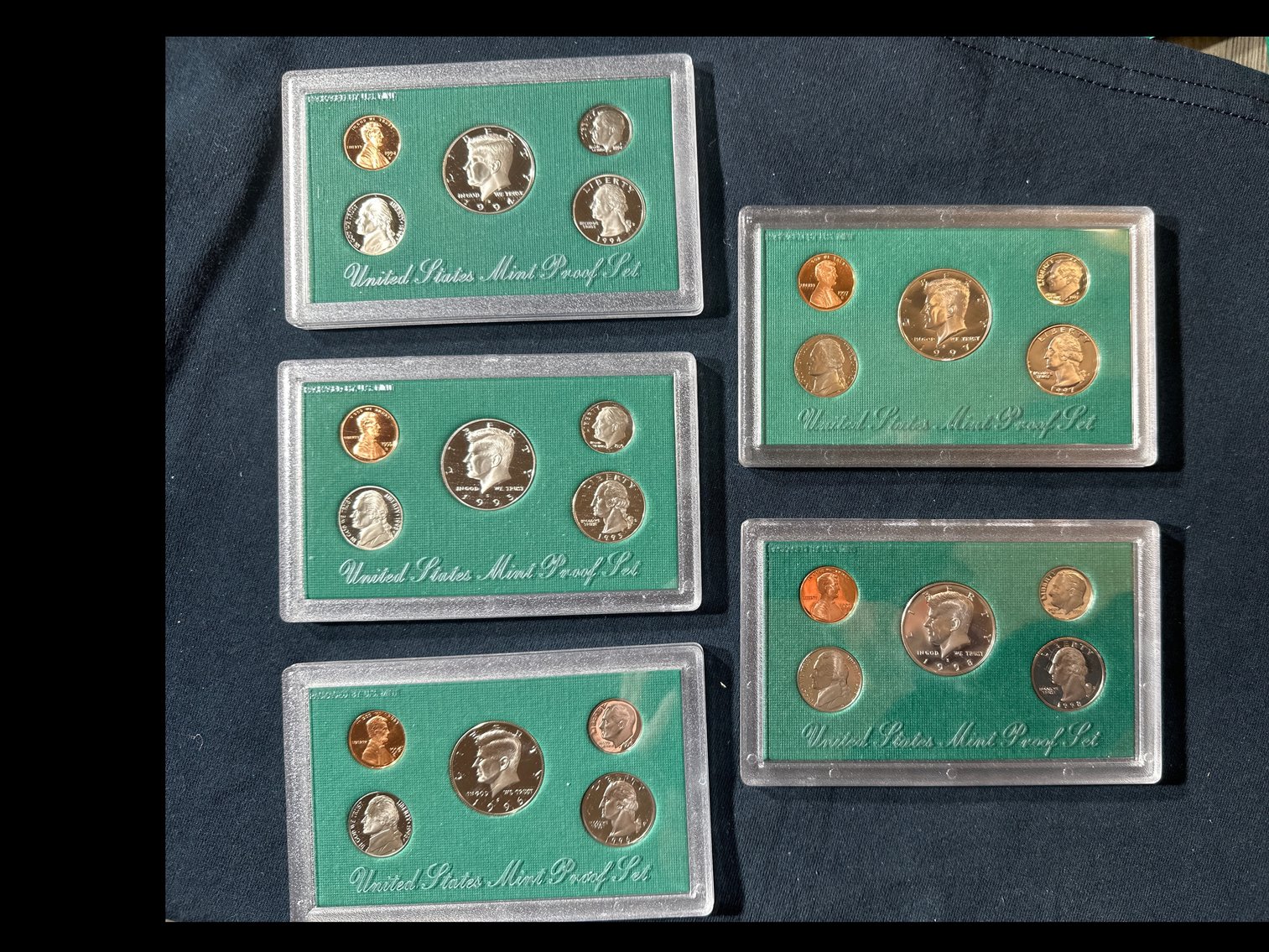 Image for 1994 - 1998 MINT PROOF SET