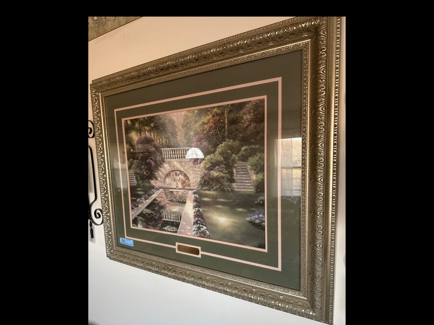 Image for Wall picture, two candles and two lamps