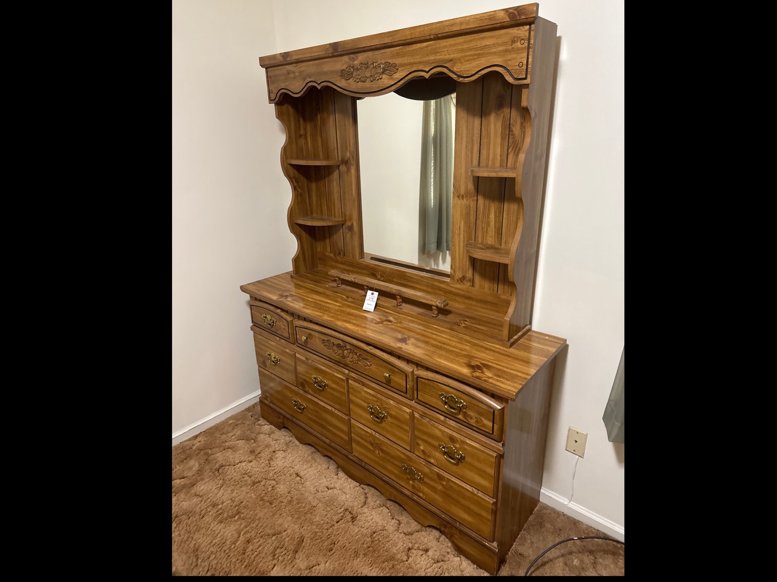 Image for Bedroom suit, dresser, chest of drawers, headboard, and nightstand