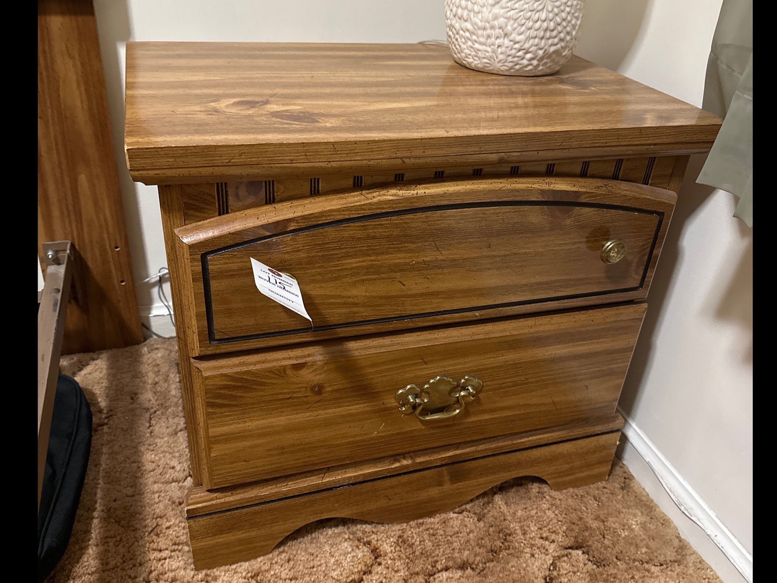 Image for Bedroom suit, dresser, chest of drawers, headboard, and nightstand