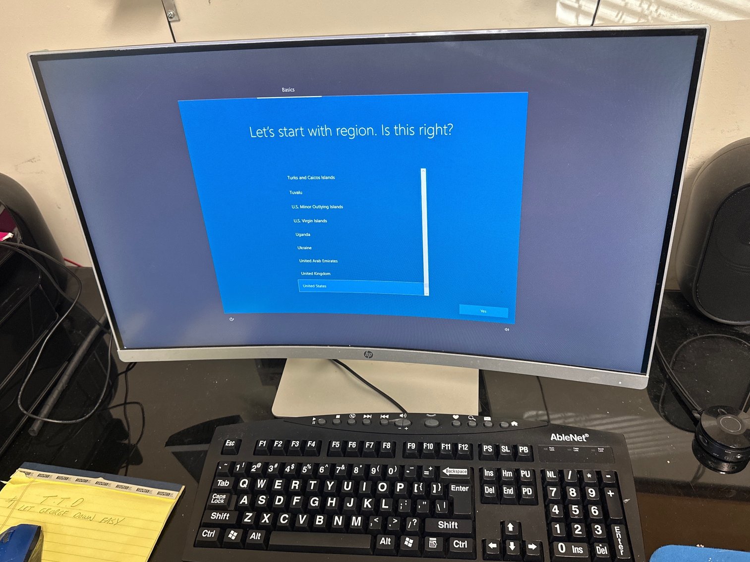 Image for HP computer and monitor