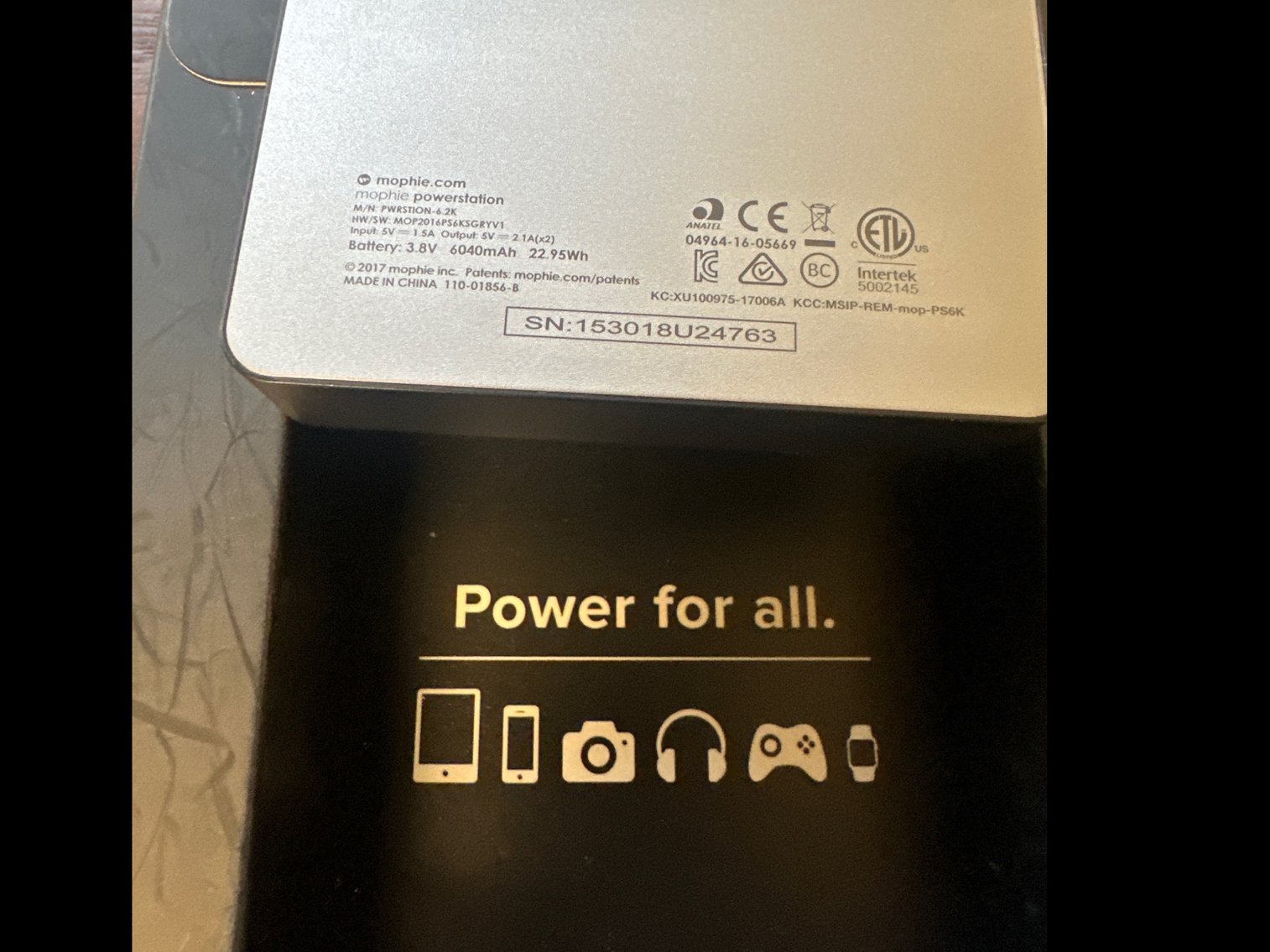 Image for Mophie battery backup