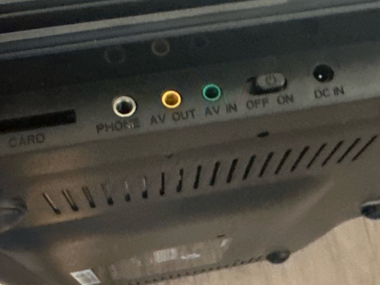 Image for Sylvania DVD player missing power cord
