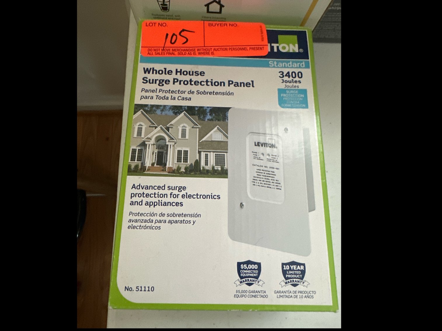 Image for Digital multimeter, surge protector, and water filters