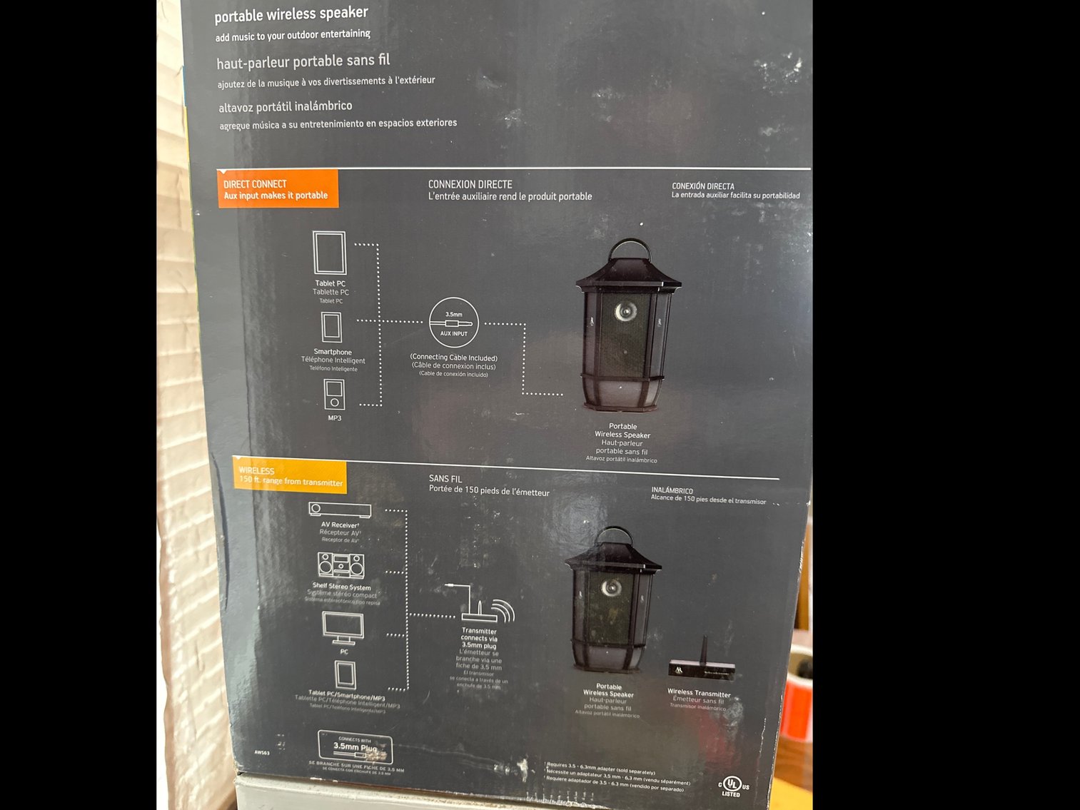 Image for Set of portable wireless speakers