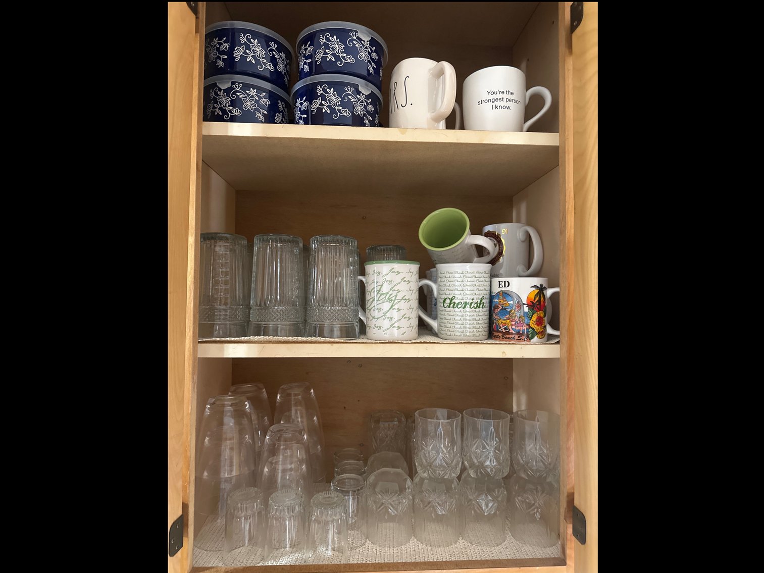 Image for Contents of cabinets