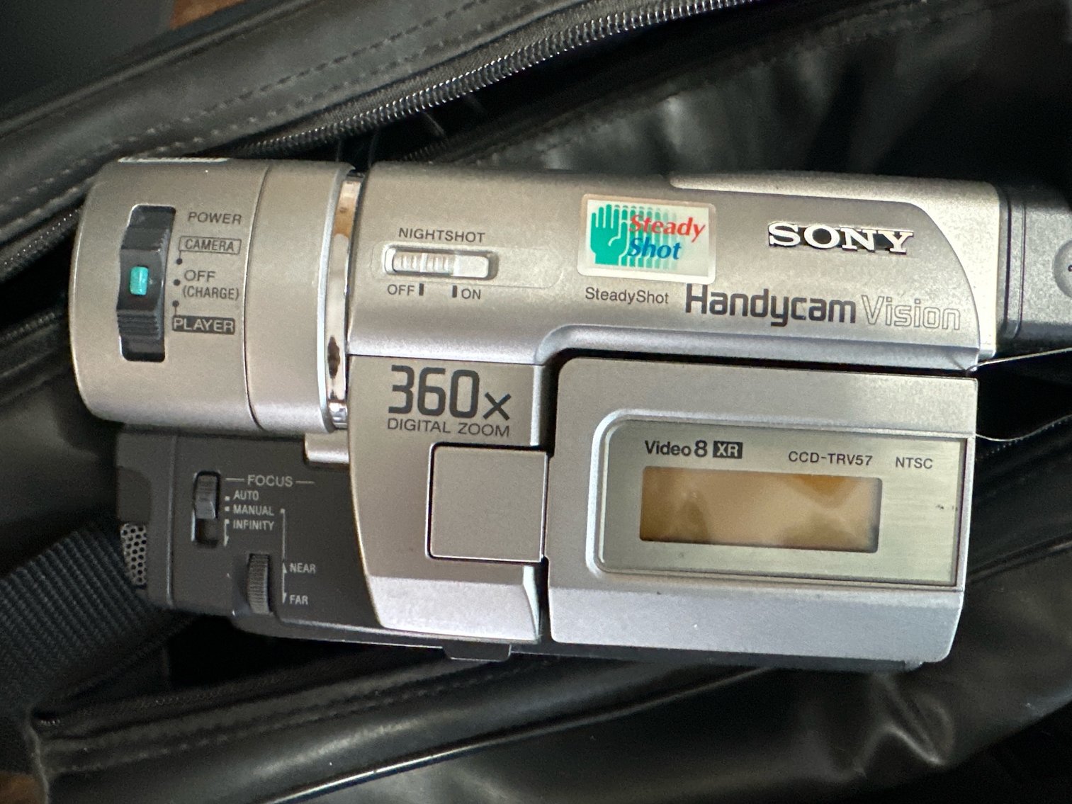 Image for Sony video camcorder handy cam vision 360 digital zoom. Not tested.