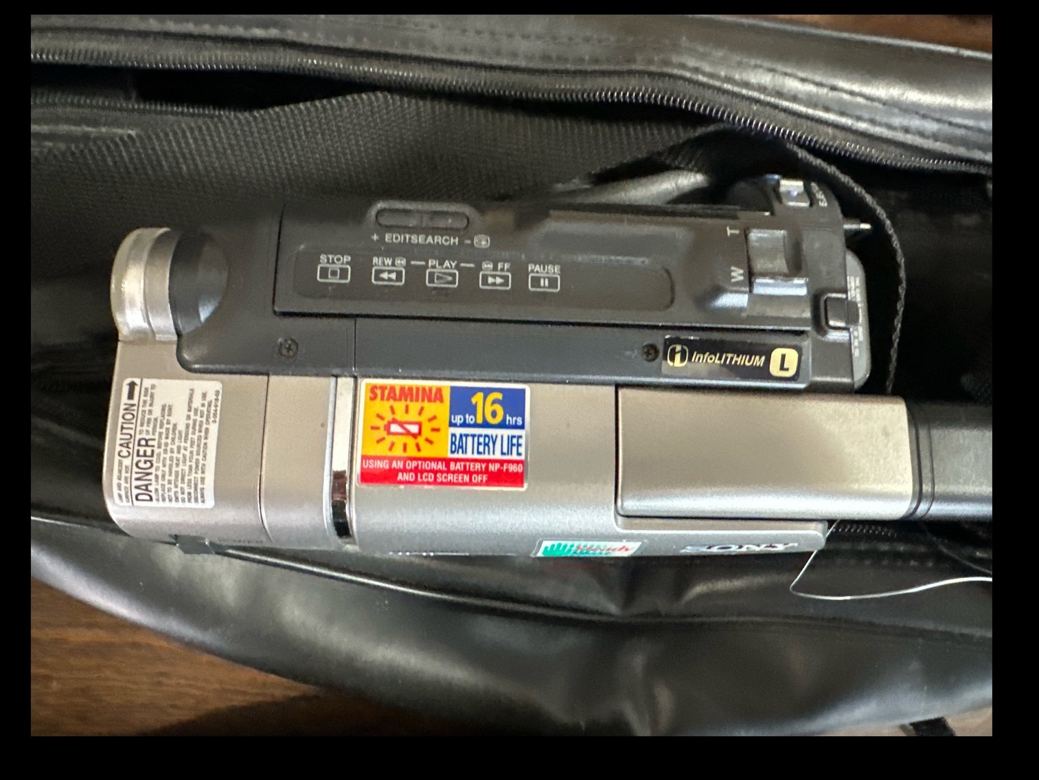 Image for Sony video camcorder handy cam vision 360 digital zoom. Not tested.