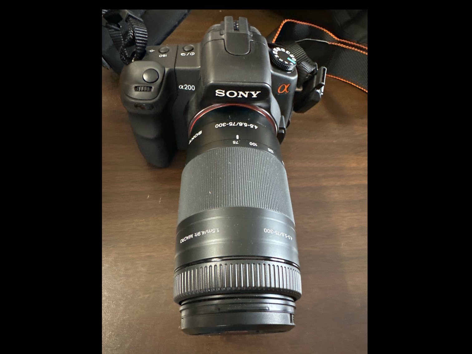 Image for Sony digital camera with additional lens