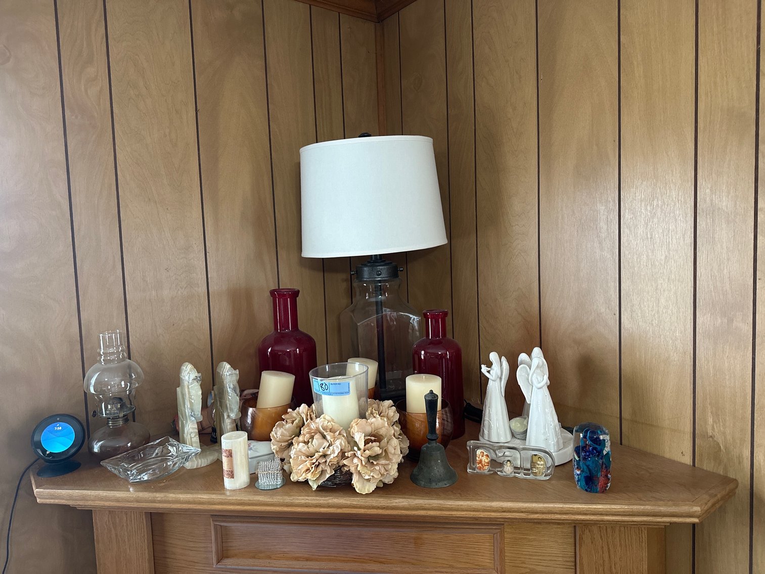 Image for Contents on top of fireplace