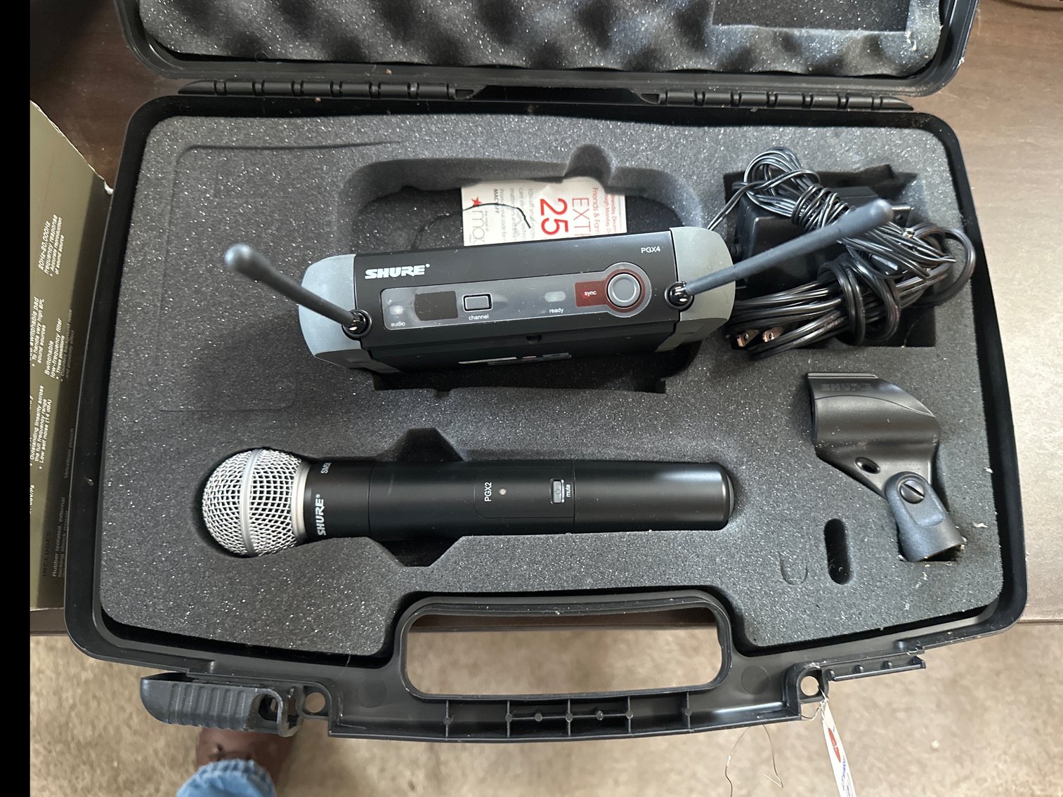 Image for Shure wireless microphone