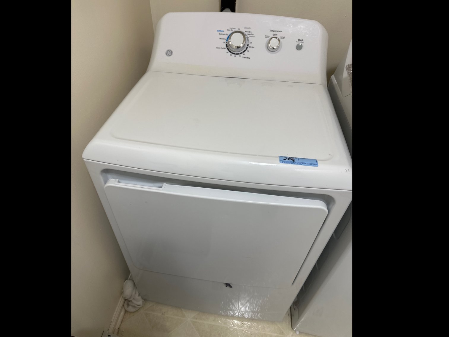 Image for GE washer and dryer