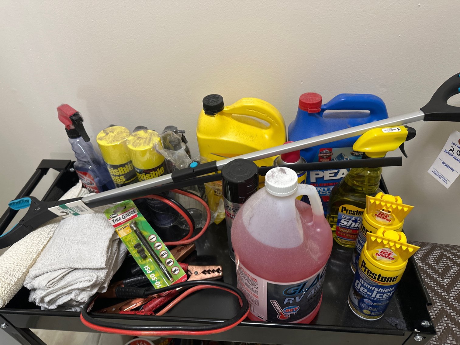 Image for Contents on metal card and dryer