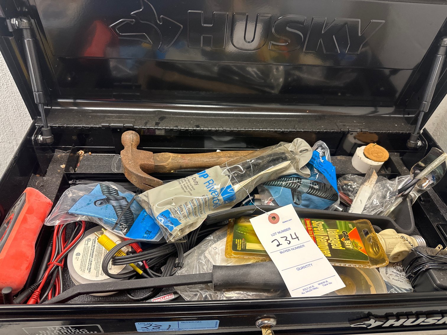 Image for Contents of Top tray of box 231