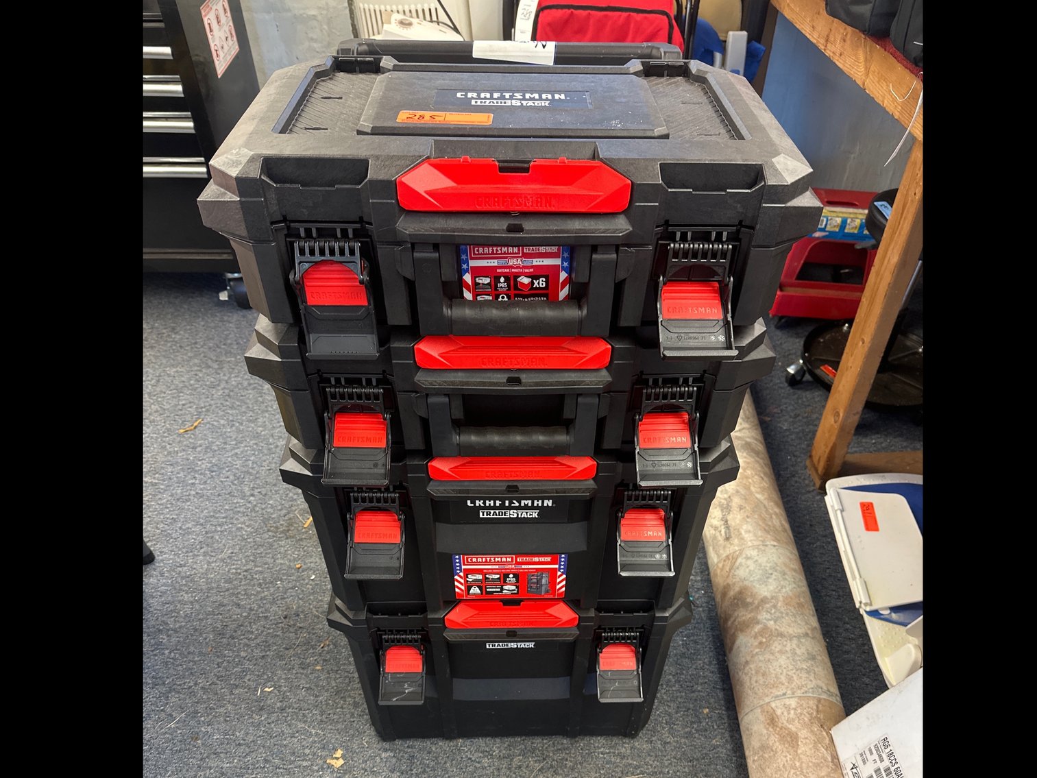 Image for Craftsman trade stack with 4 bins