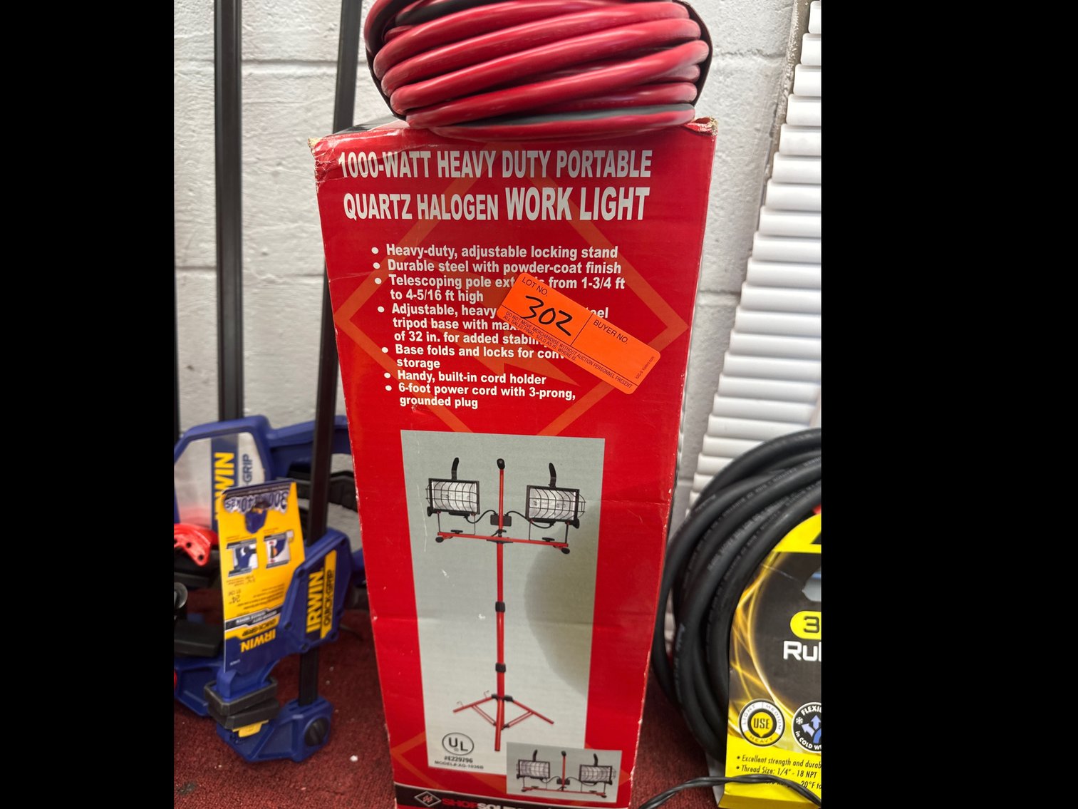 Image for Work light and extension cord