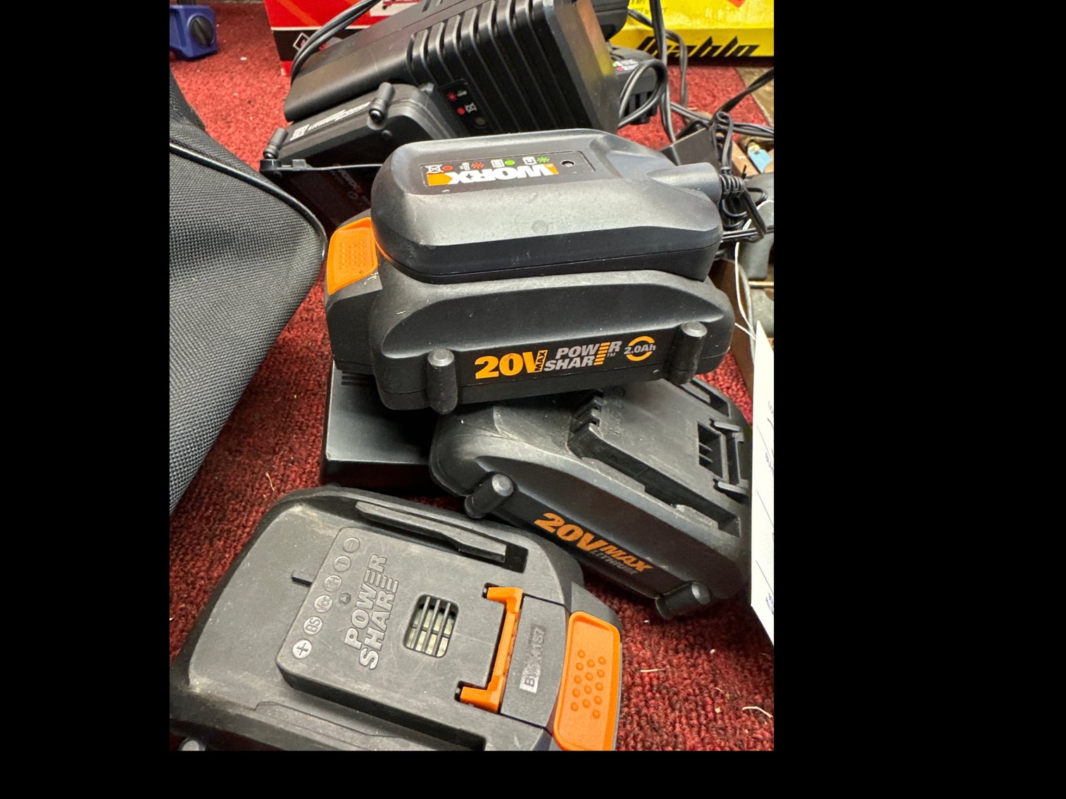 Image for Worx batteries, and chargers