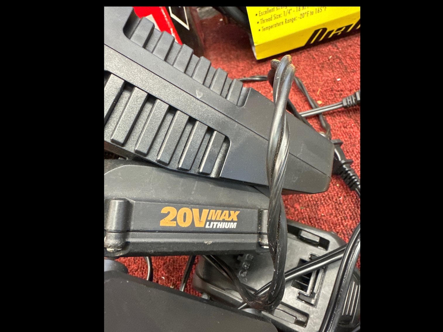 Image for Worx batteries, and chargers