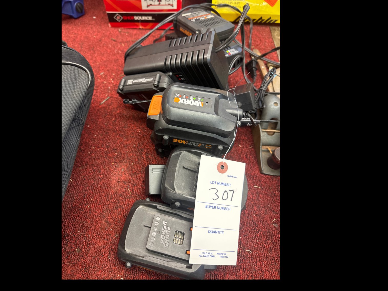 Image for Worx batteries, and chargers