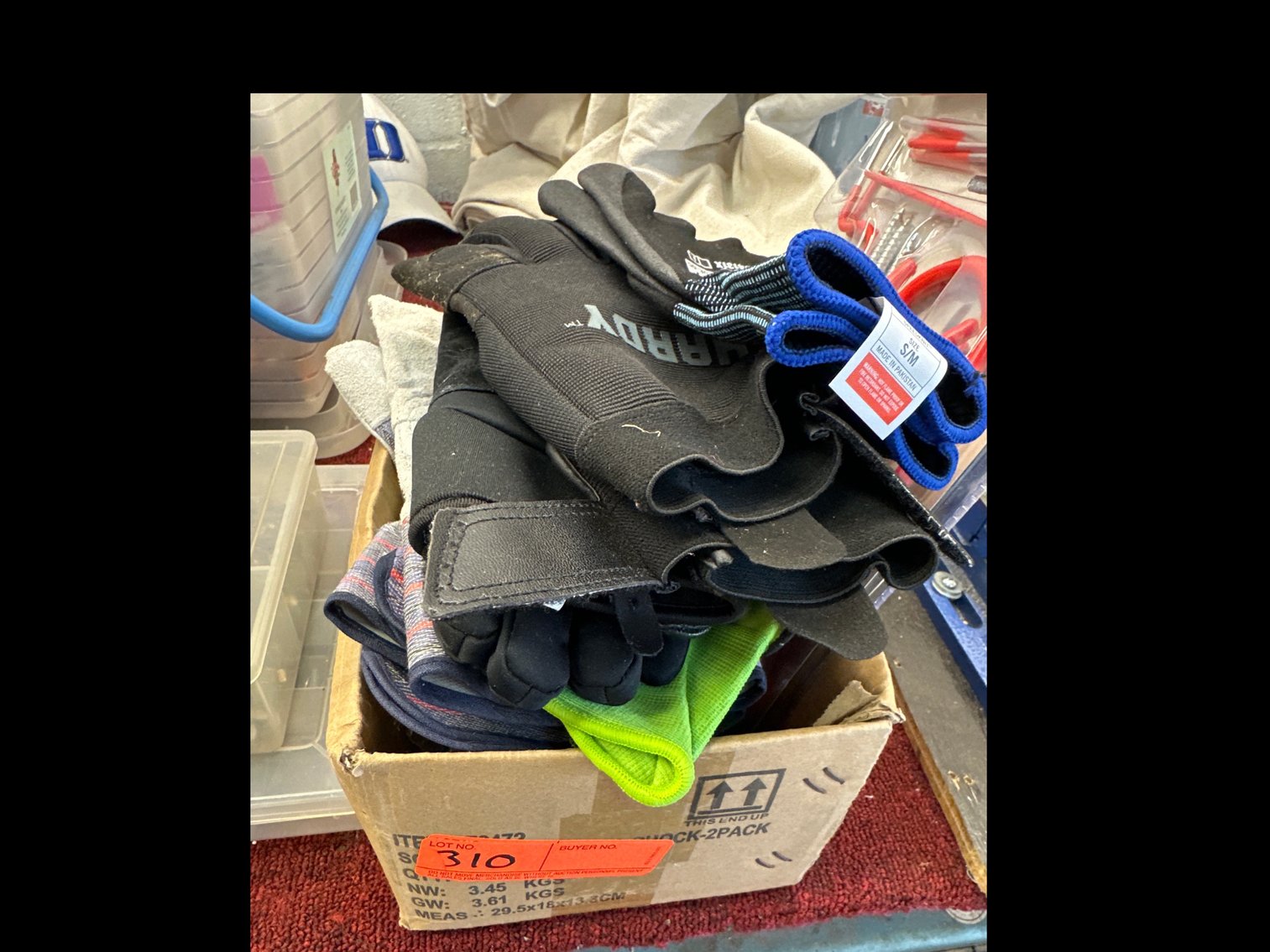 Image for Gloves, and storage hook sets