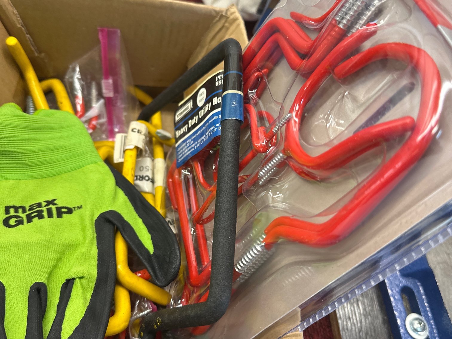 Image for Gloves, and storage hook sets