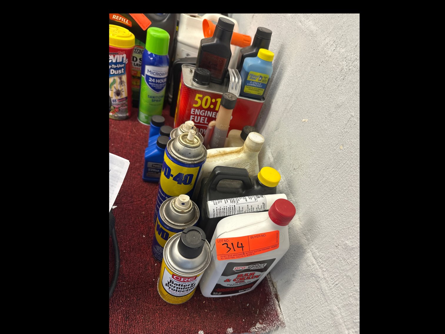 Image for Various items, WD-40 oil and insecticides