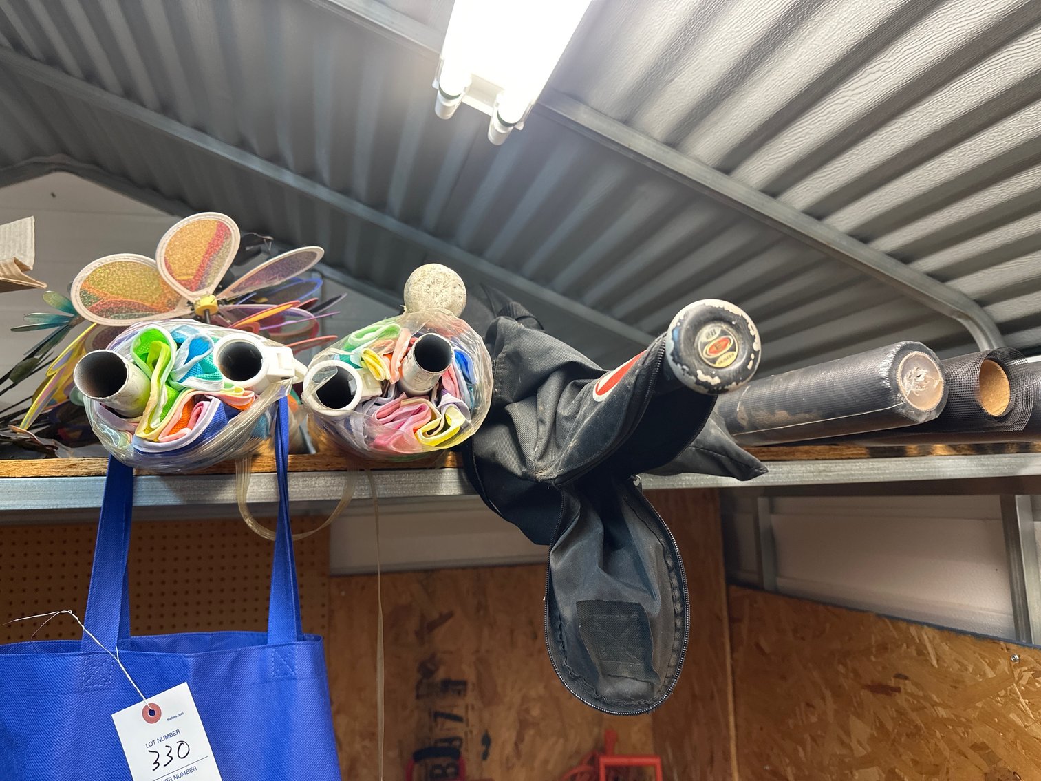 Image for Beach, umbrellas, and various items