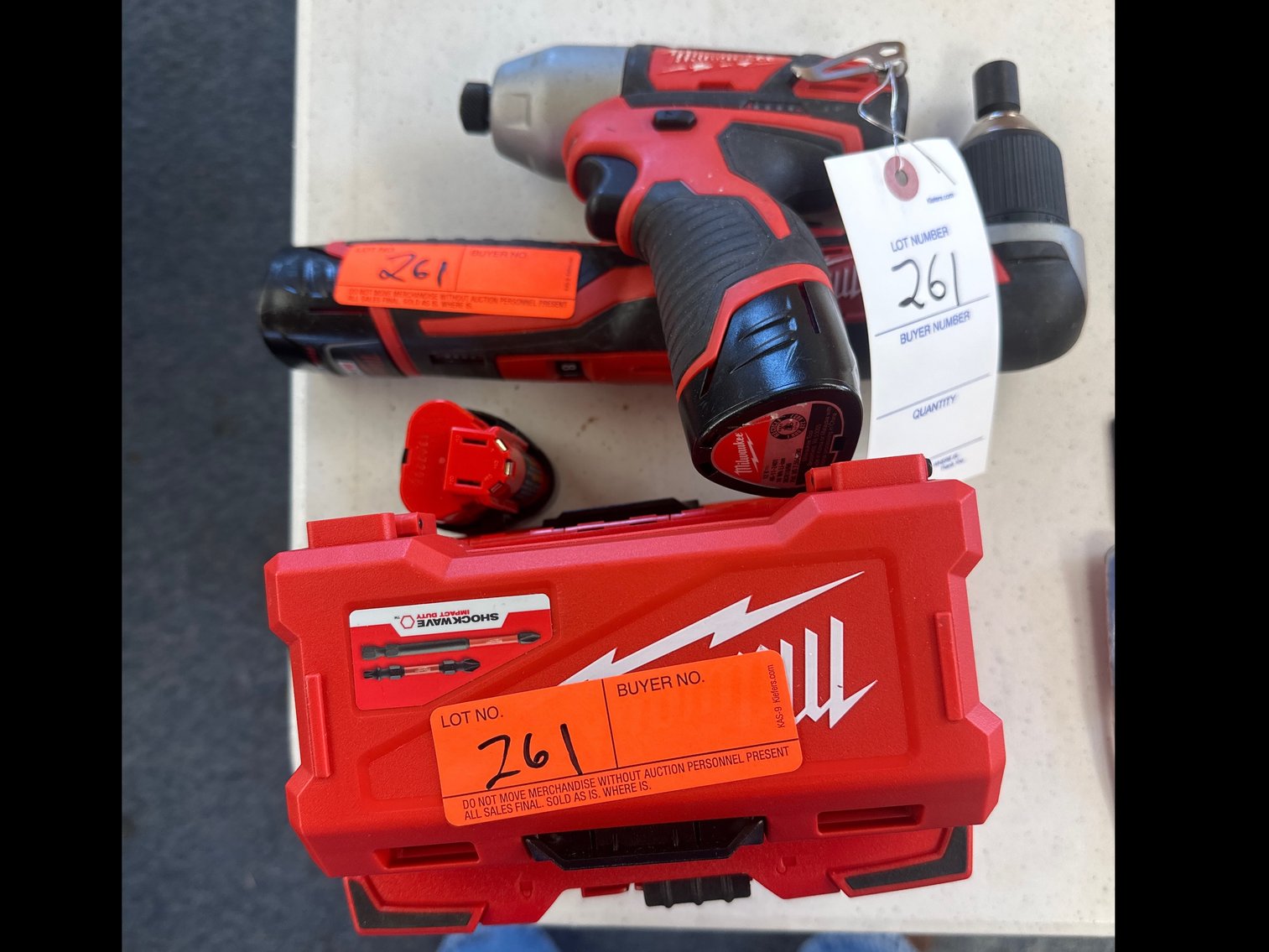 Image for Milwaukee m12 and m18 drivers no battery charger