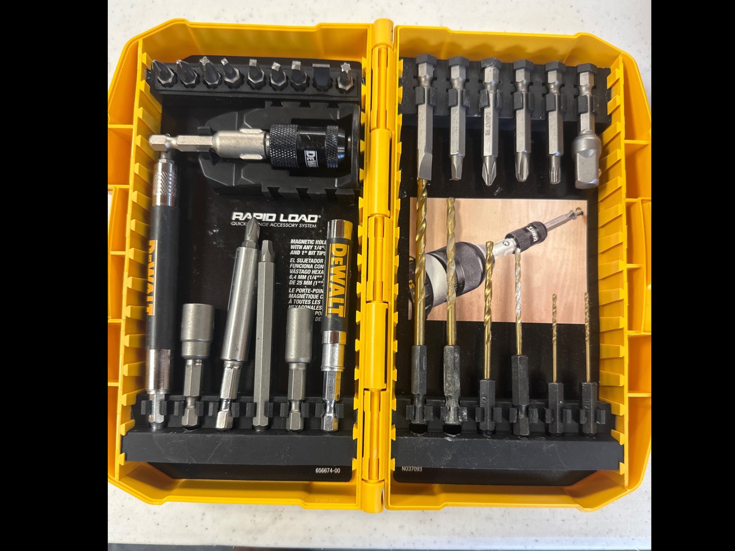 Image for Complete set of DeWalt bits