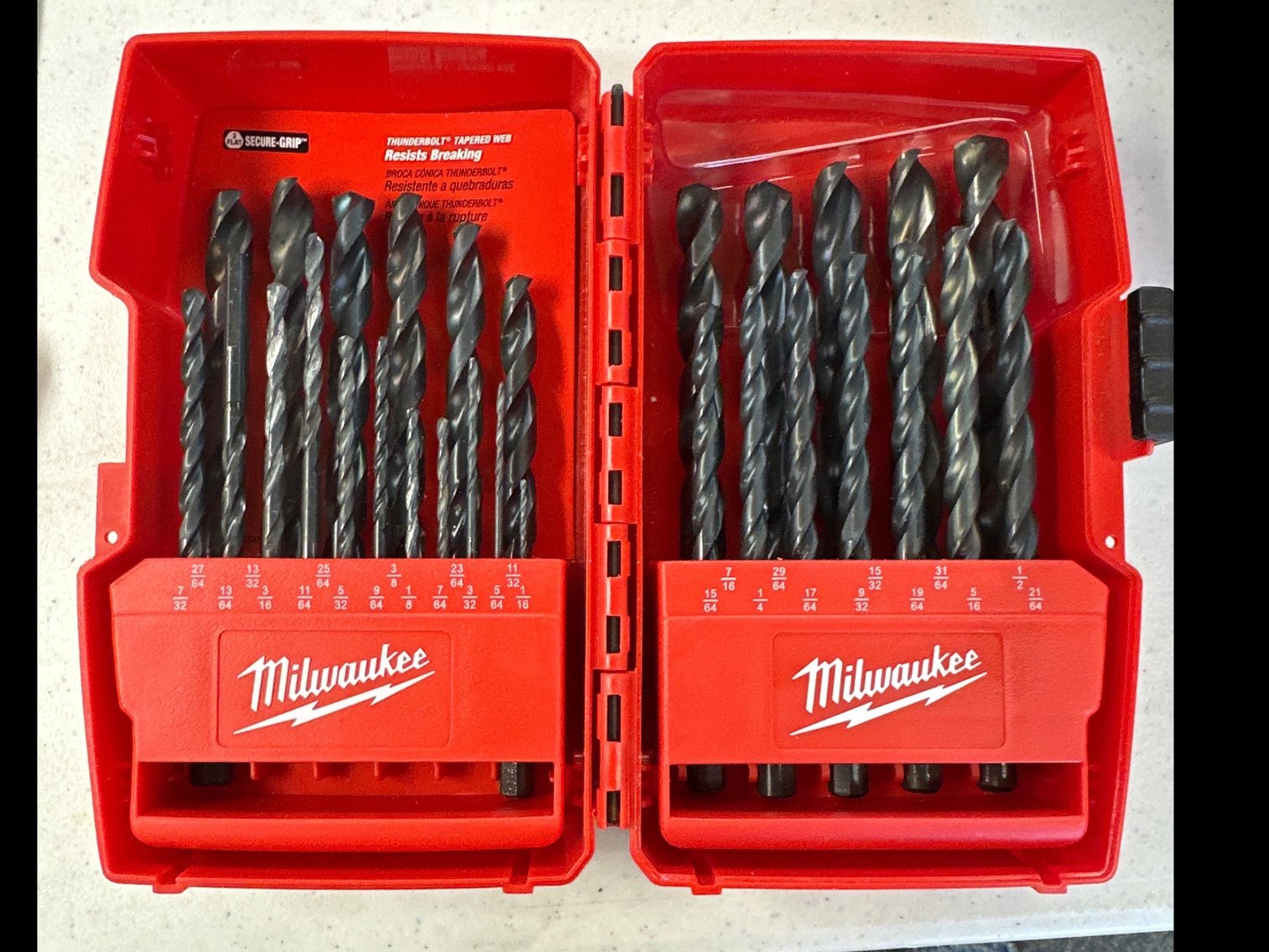 Image for Complete set of drillbits