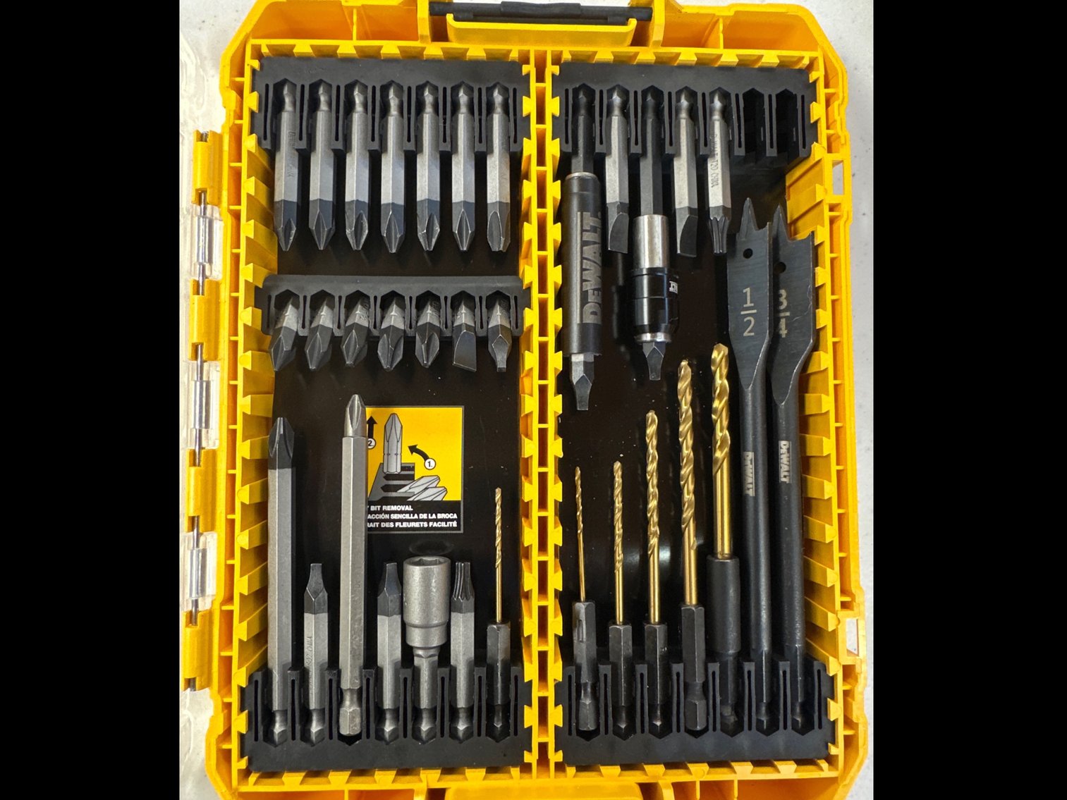 Image for Complete set of DeWalt bits