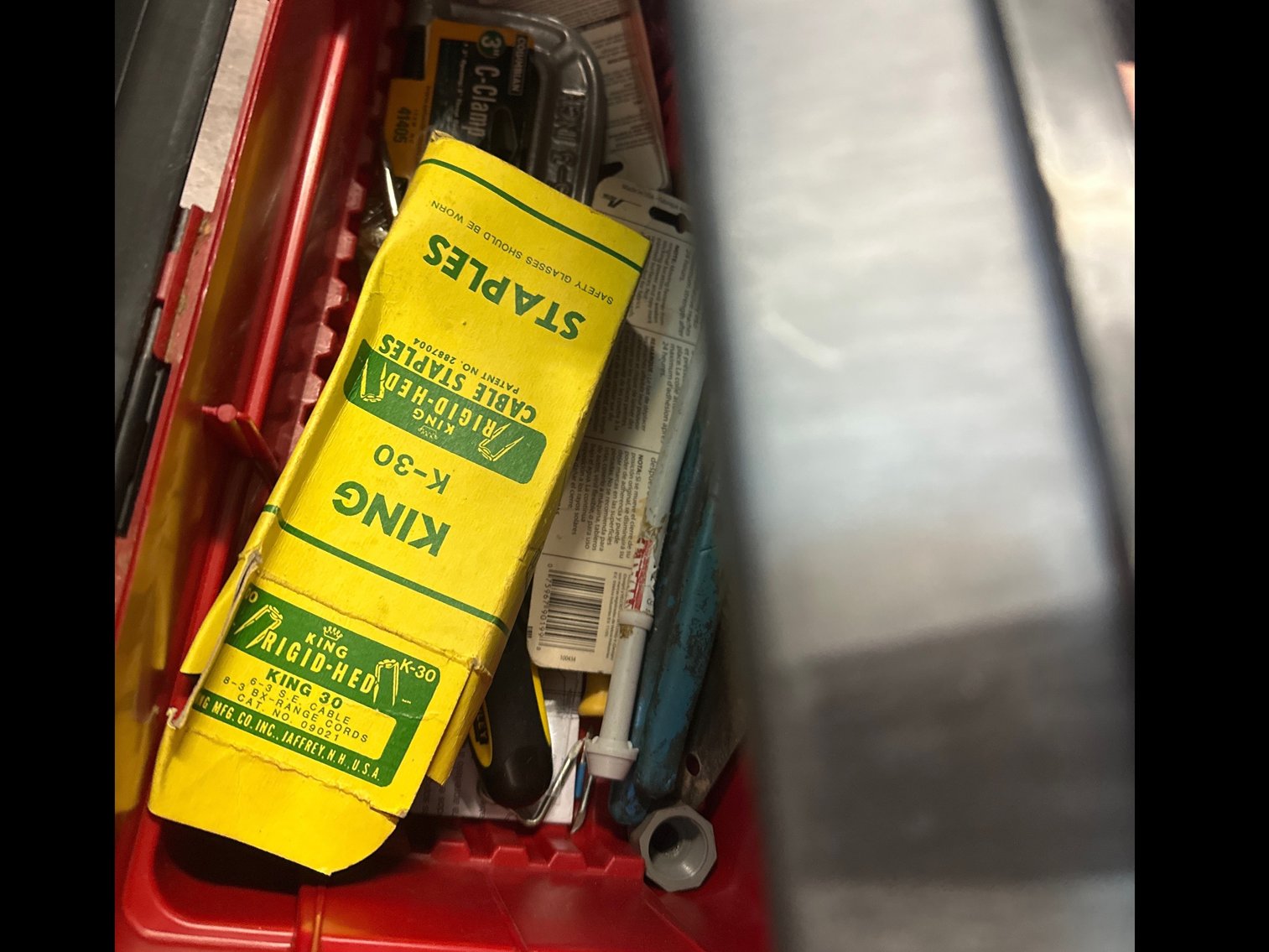 Image for Various tools, nails and screws