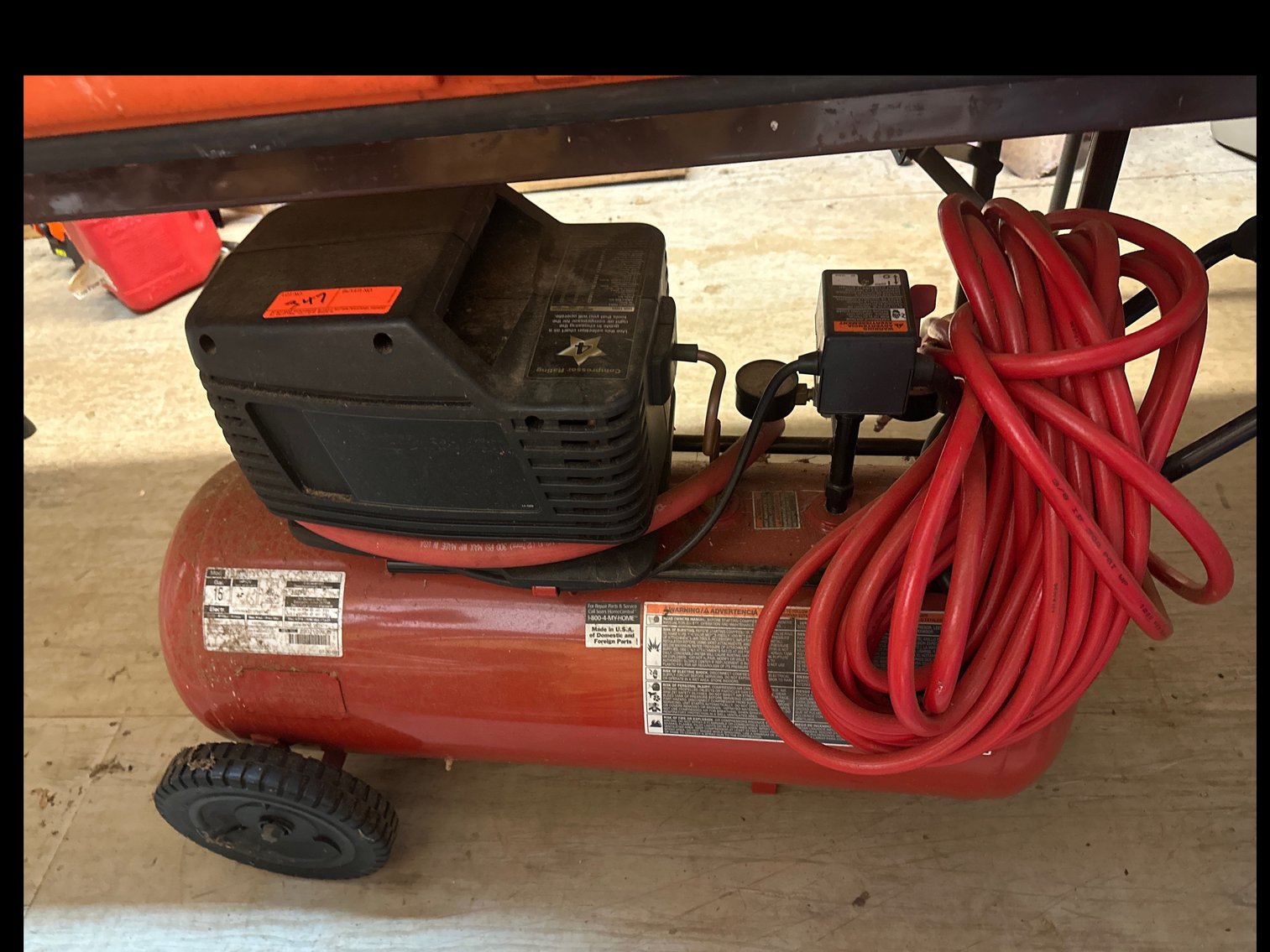 Image for Craftsman 3 hp air compressor