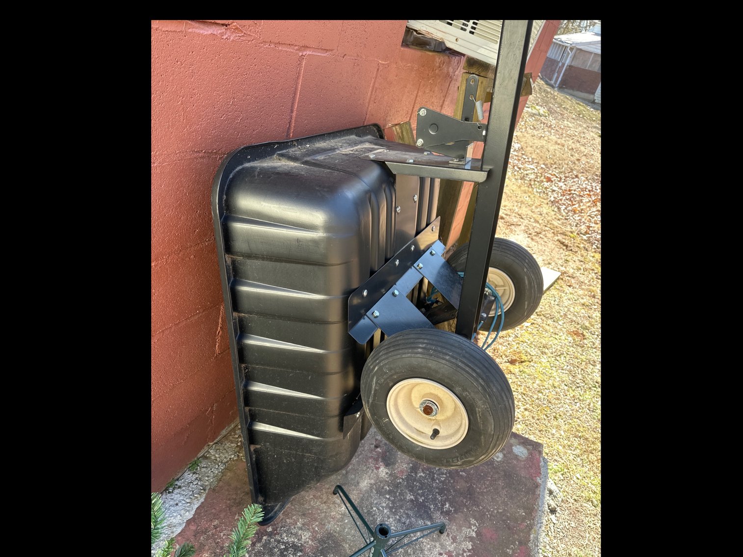 Image for Lawnmower cart  plastic body