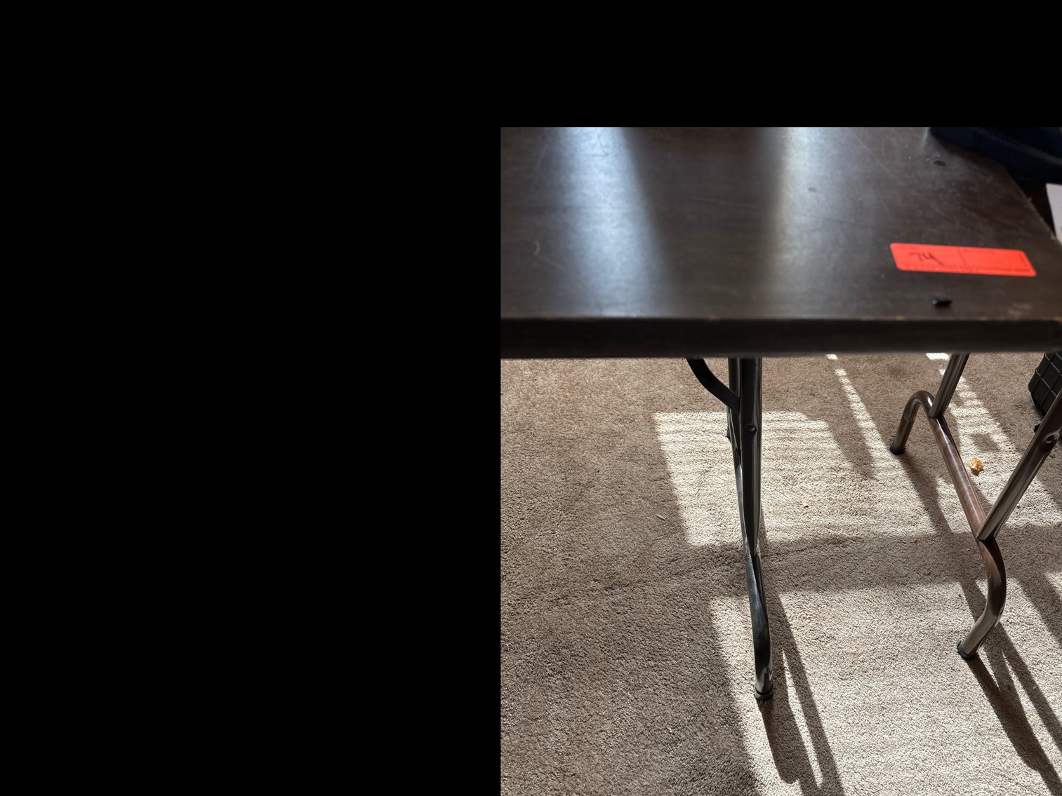 Image for Brown folding tables. Various length.