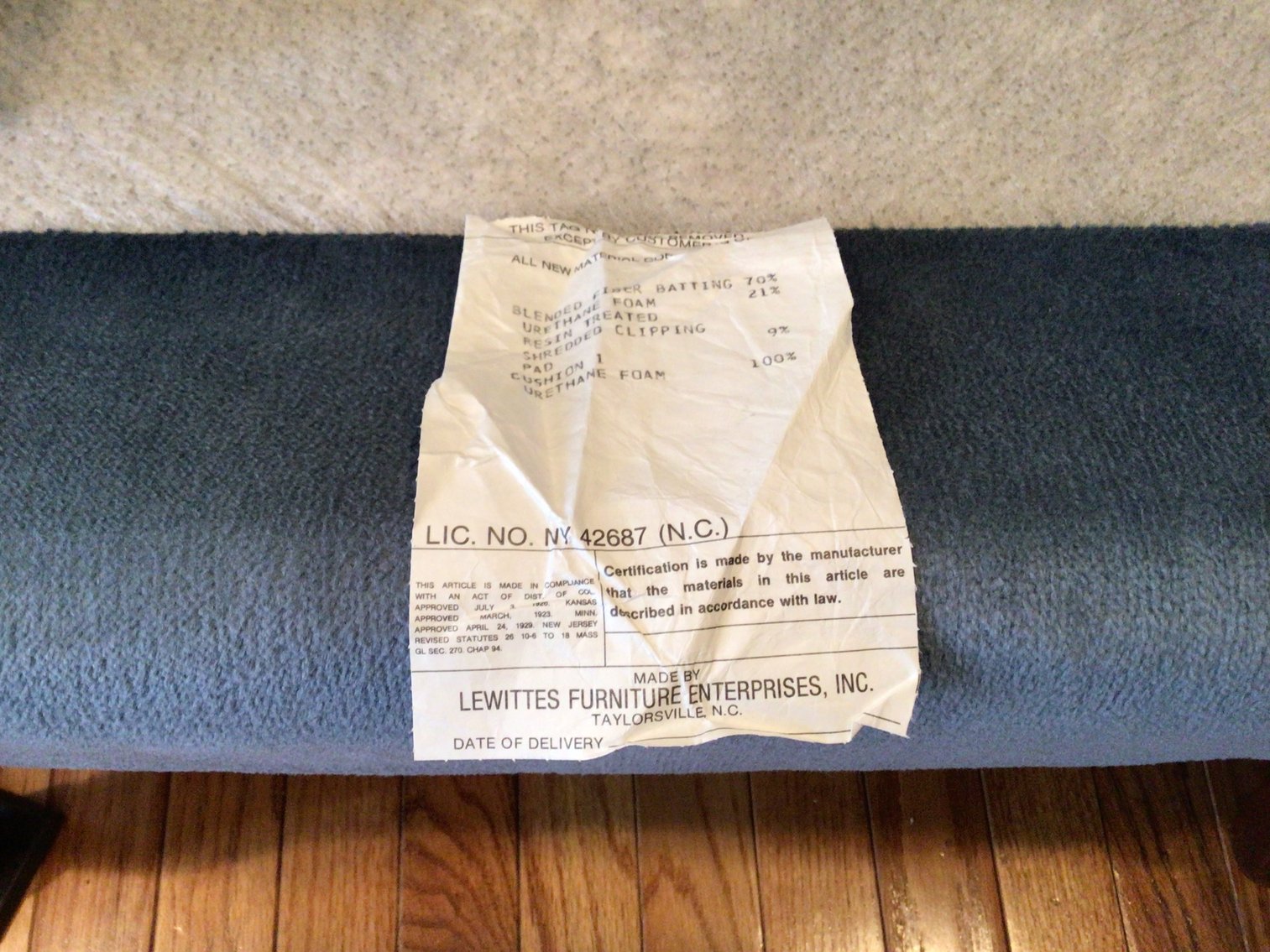 Image for Blue Chairs and Ottoman