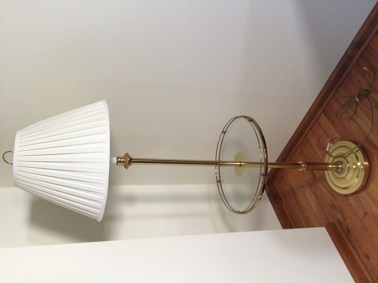 Image for Metal and Glass Floor Lamp