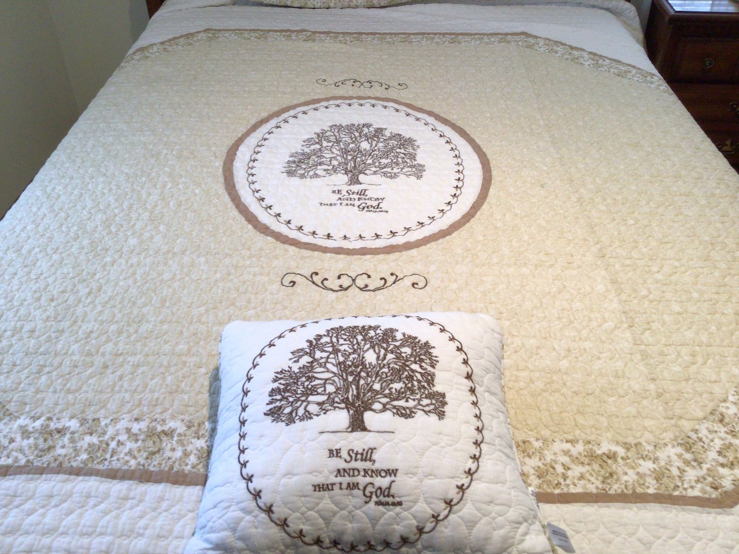 Image for Tree of Life Coverlet and Throw Pillow