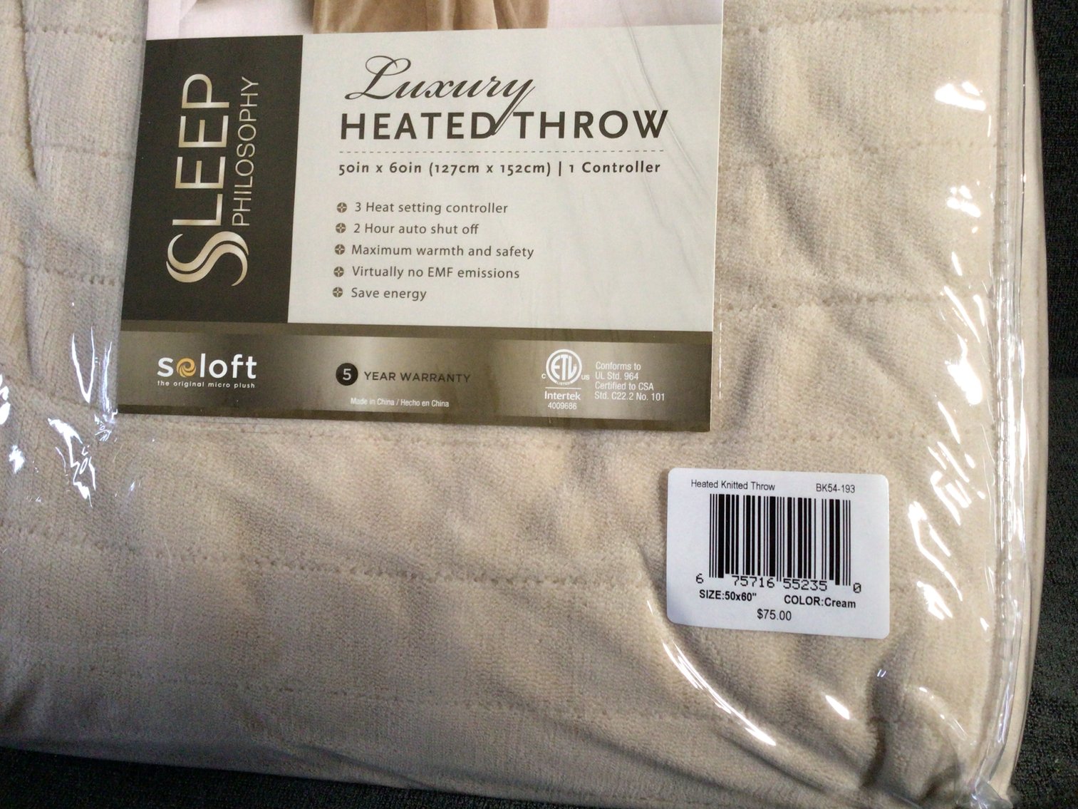 Image for Blanket and Heated Throw