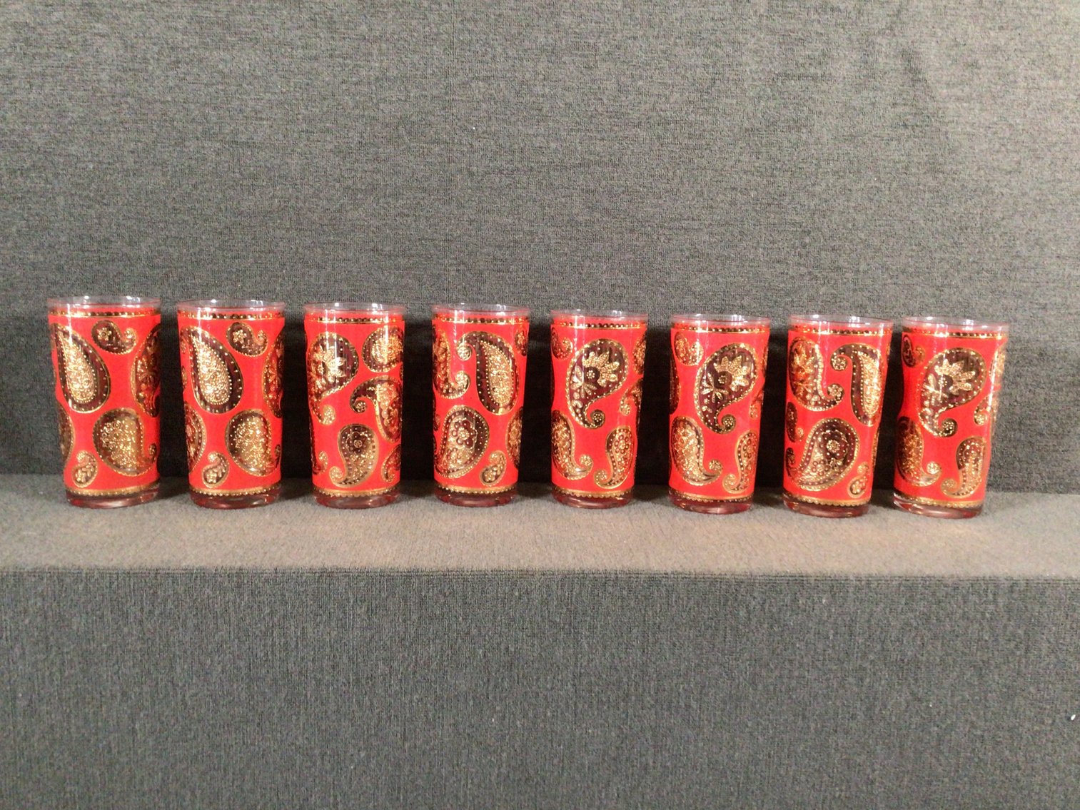 Image for Culver Red Paisley Glasses