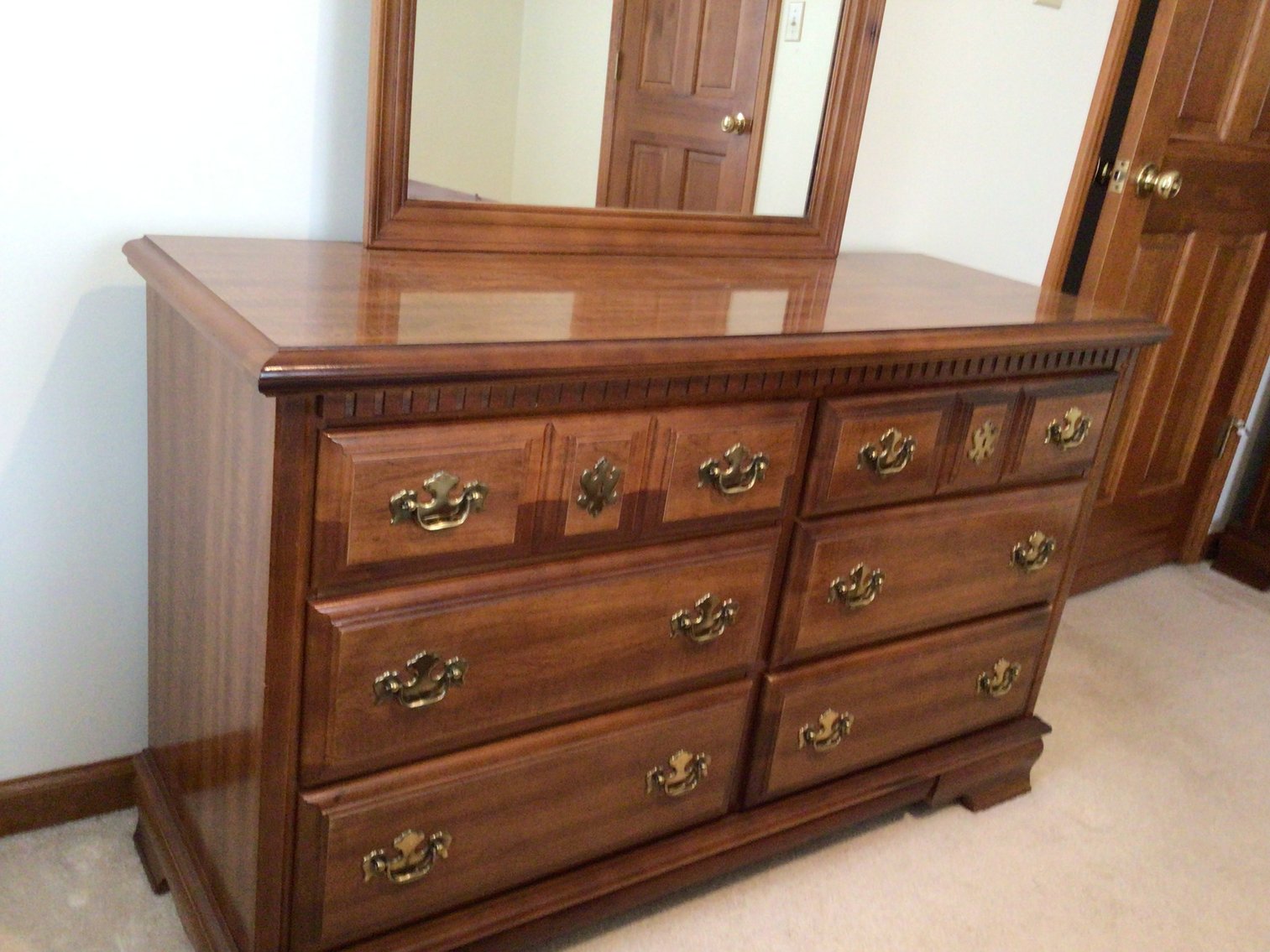 Image for Maple Dresser with Mirror