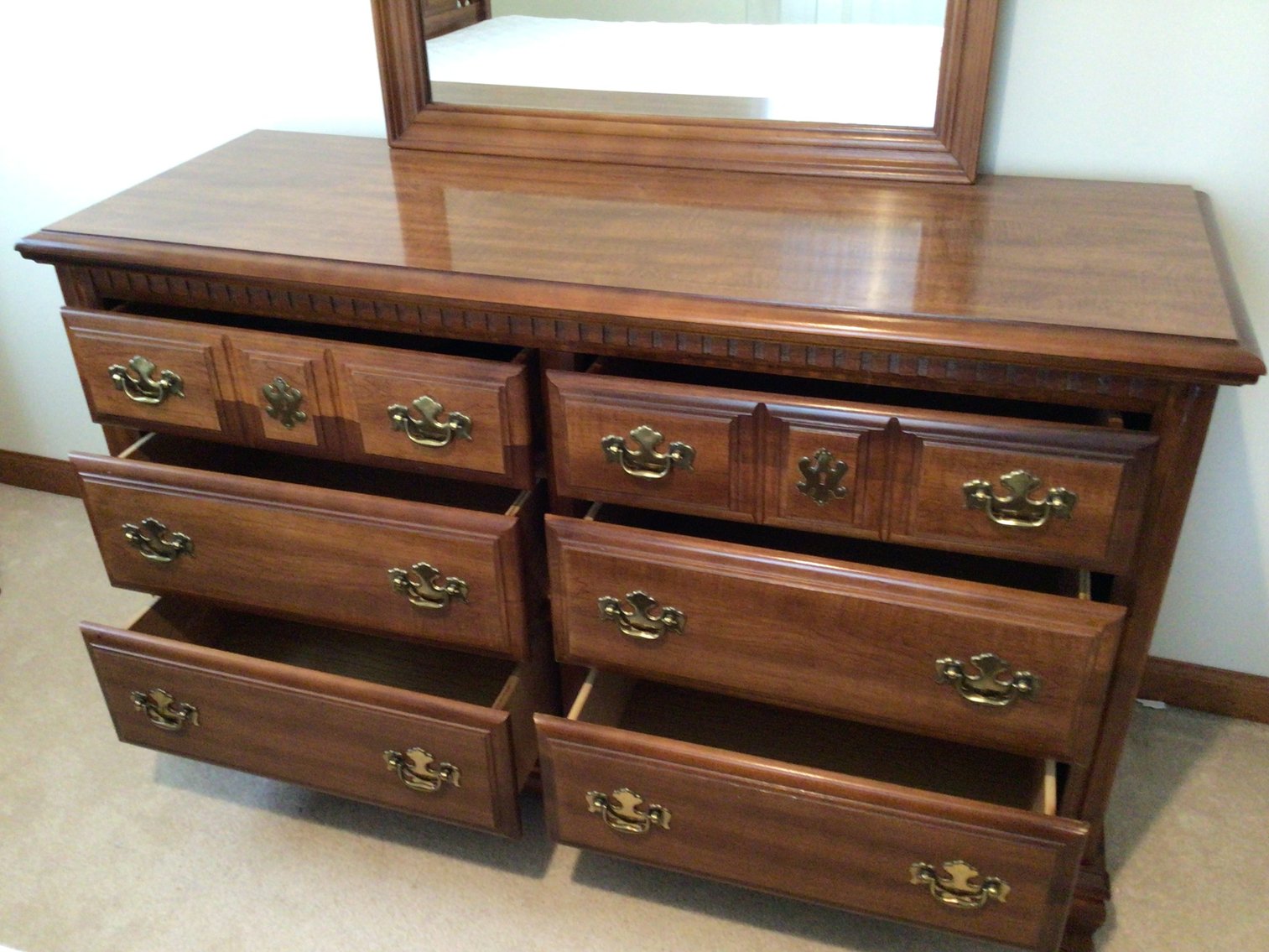 Image for Maple Dresser with Mirror