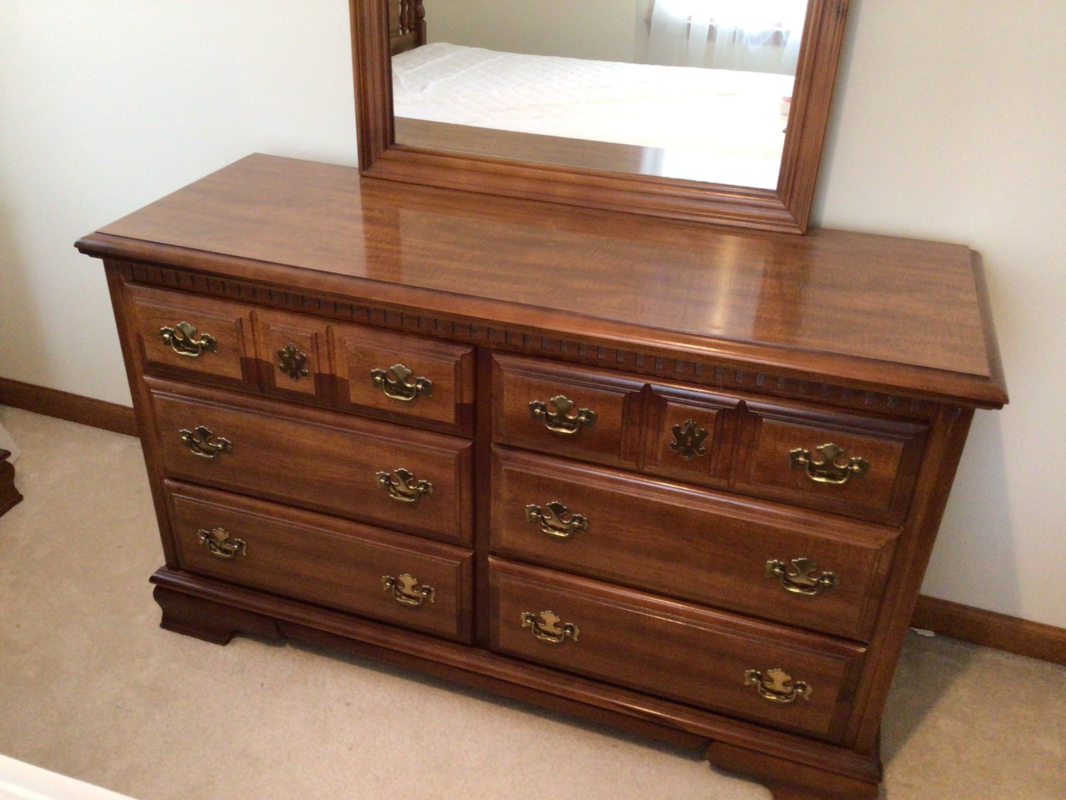 Image for Maple Dresser with Mirror